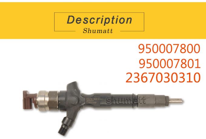 偵察のShumattの共通の柵の燃料噴射装置095000-7800 23670-30310のスーツ2KD